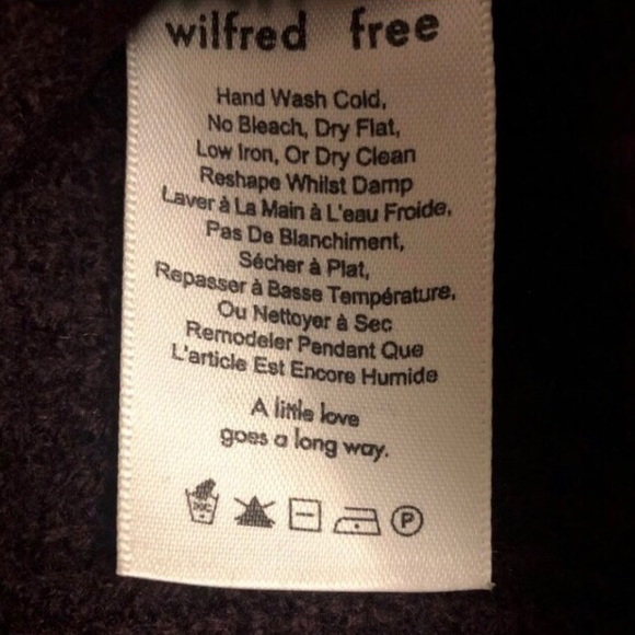 ARITZIA Wilfred Free Wool Ribbed V-Neck Sweater - Picture 3 of 4